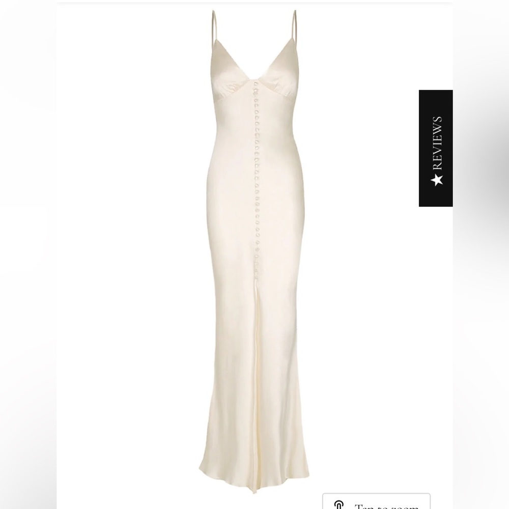 Shona Joy La Lune Bias Slip Dress Size Small
